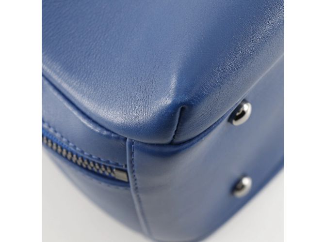 Borsa da bowling Trendy di Chanel Blu - vista 4