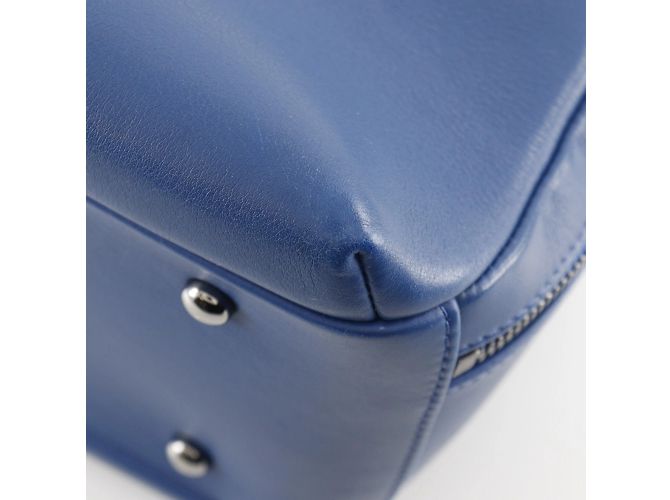 Borsa da bowling Trendy di Chanel Blu - vista 5