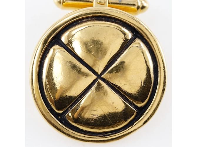 Gemelli in oro placcato CHANEL Matelassé per uomini D'oro - vista 4