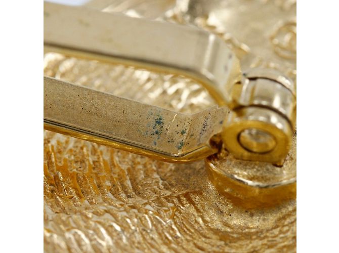 Gemelli in oro placcato CHANEL Matelassé per uomini D'oro - vista 5