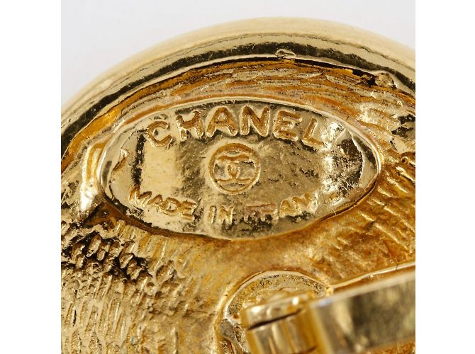 Gemelli in oro placcato CHANEL Matelassé per uomini D'oro - vista 7