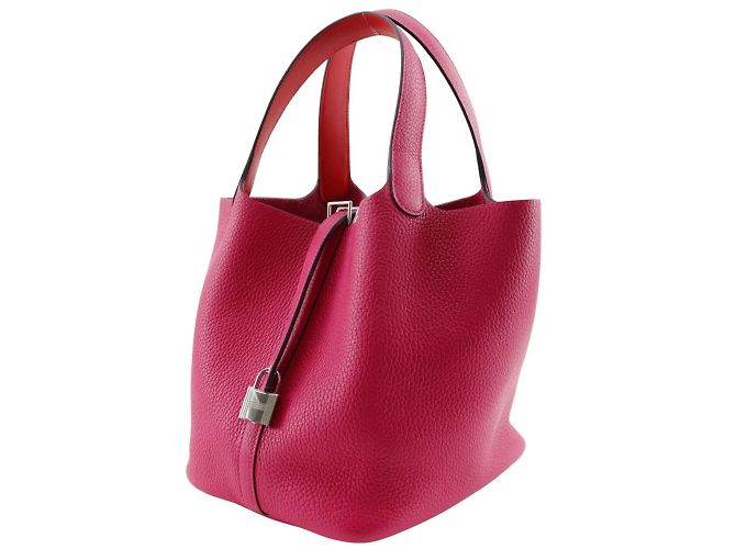 Hermès Hermes Picotin Lock MM Handtasche Pink - Ansicht 2