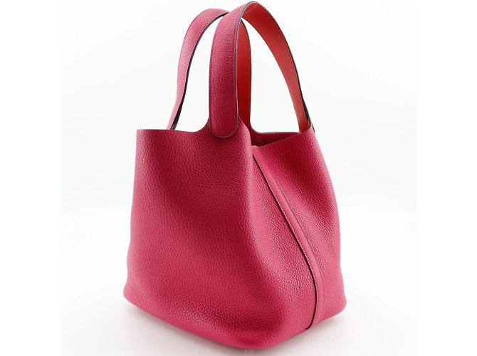 Hermès Hermes Picotin Lock MM Handtasche Pink - Ansicht 3