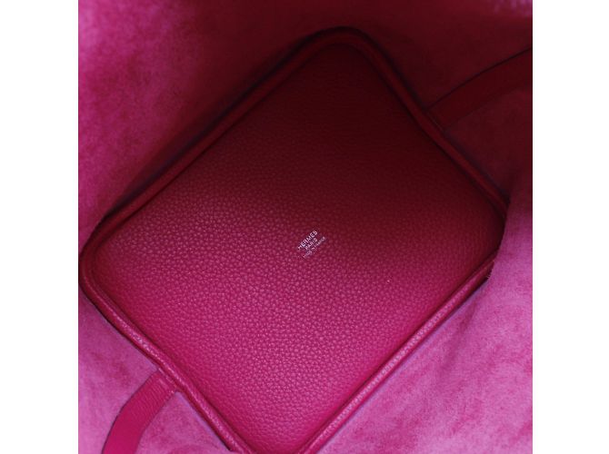 Hermès Hermes Picotin Lock MM Handtasche Pink - Ansicht 6