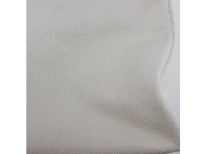 Borsa Executive Chanel in Pelle Caviar Bianca Bianco - vista 10