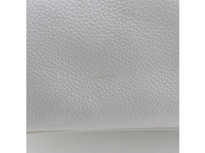 Borsa Executive Chanel in Pelle Caviar Bianca Bianco - vista 13