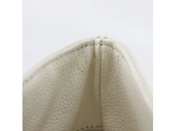 Borsa Executive Chanel in Pelle Caviar Bianca Bianco - vista 15