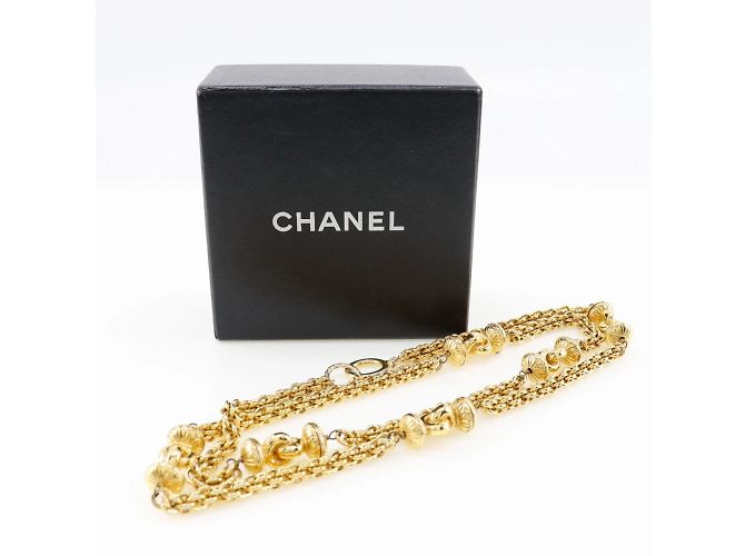 Collana lunga placcata oro Chanel D'oro - vista 10