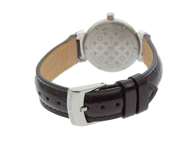 Louis Vuitton Tambour Uhr Disc Diamant Amarante Q121U - Ansicht 4