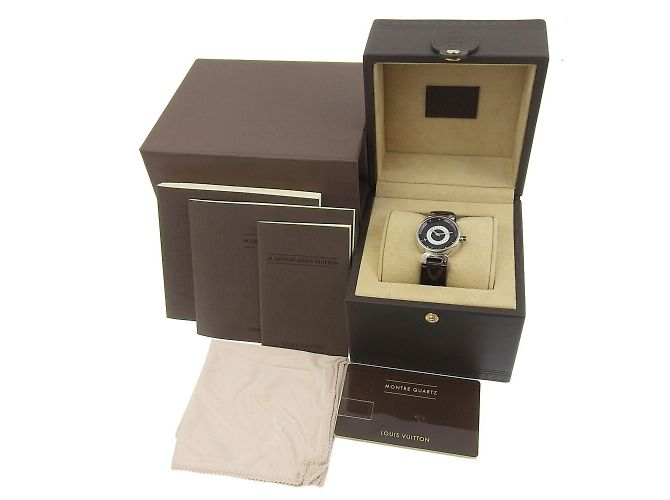 Louis Vuitton Tambour Uhr Disc Diamant Amarante Q121U - Ansicht 7