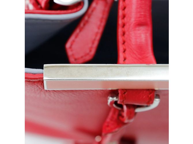 Borsa Fendi Petite a Jules Rosso - vista 10