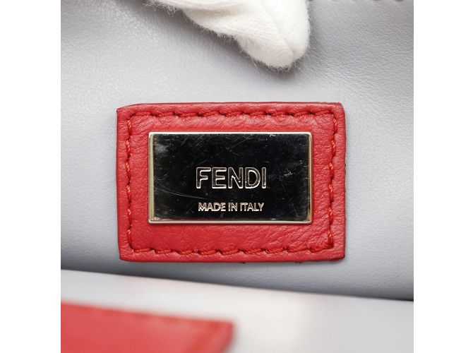 Borsa Fendi Petite a Jules Rosso - vista 13