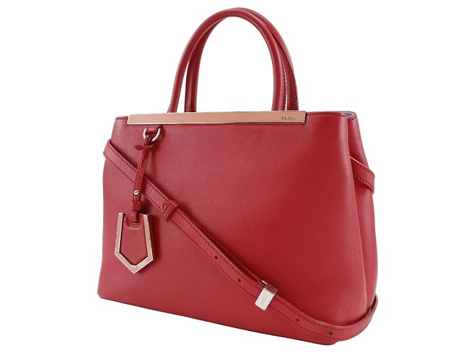 Borsa Fendi Petite a Jules Rosso - vista 2