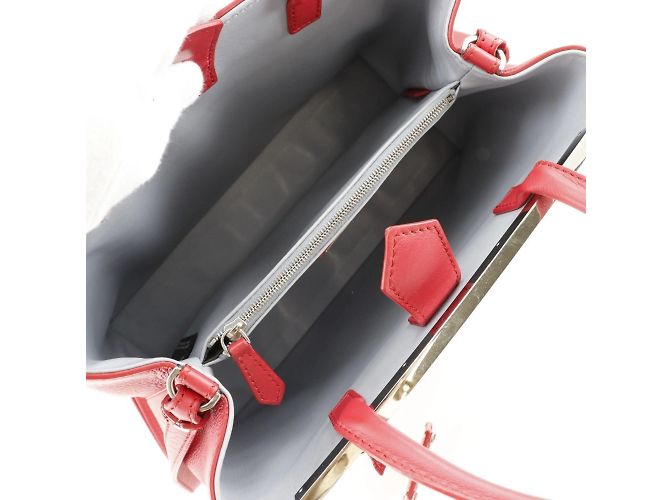 Borsa Fendi Petite a Jules Rosso - vista 6