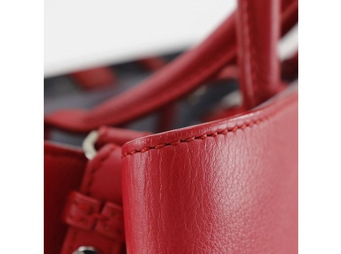 Borsa Fendi Petite a Jules Rosso - vista 8