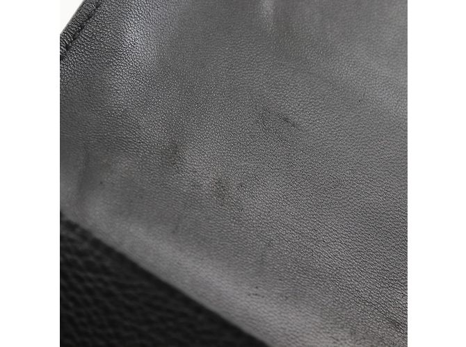Hermès Hermes Dogon GM Langbörse aus schwarzem Togo-Leder - Ansicht 13