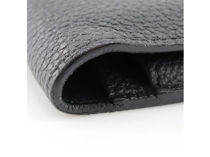 Hermès Hermes Dogon GM Langbörse aus schwarzem Togo-Leder - Ansicht 9