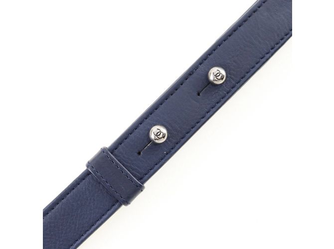 Borsa a Spalla Chanel Boy Blu navy - vista 7