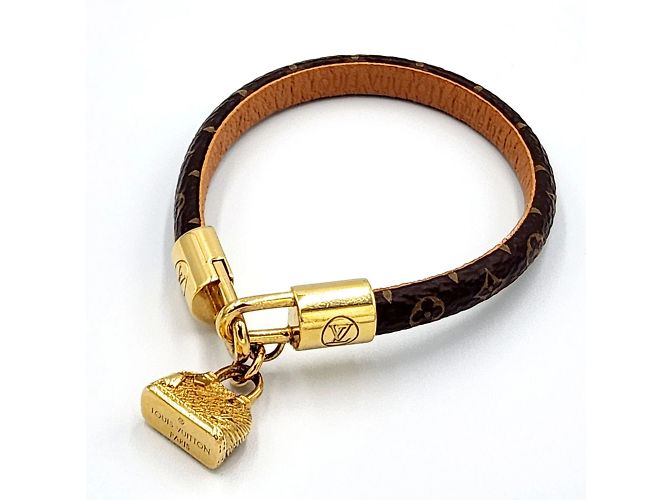 Bracciale charm Louis Vuitton Alma M6220 Marrone Monogramma - vista 2