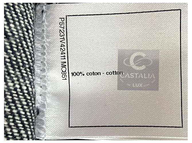 Chanel Jeans bordados Coco Gabrielle 36 FR Azul marino - vista 11