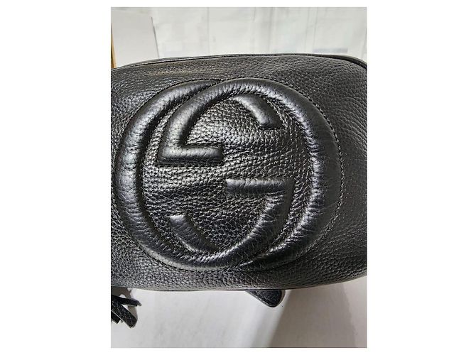 Borsa a tracolla Gucci Soho Disco Nera Nero - vista 12