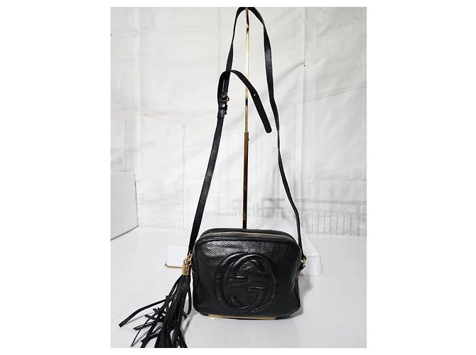 Borsa a tracolla Gucci Soho Disco Nera Nero - vista 14