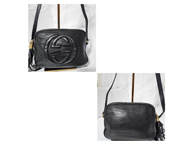 Borsa a tracolla Gucci Soho Disco Nera Nero - vista 15
