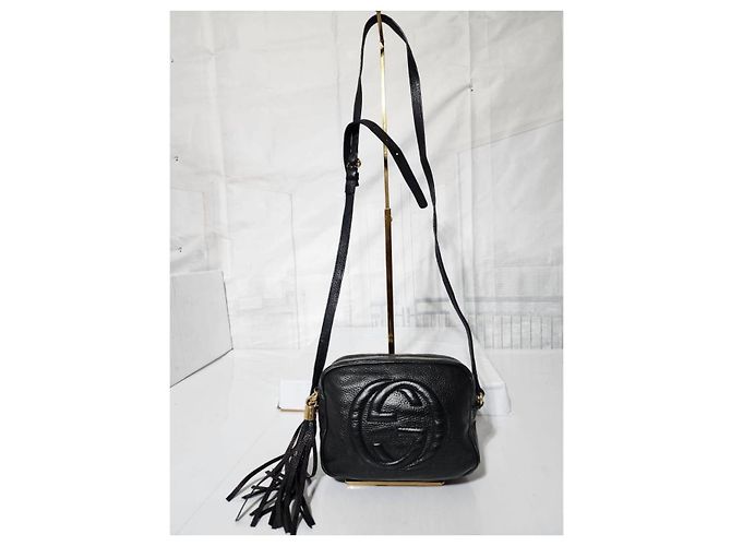 Borsa a tracolla Gucci Soho Disco Nera Nero - vista 4