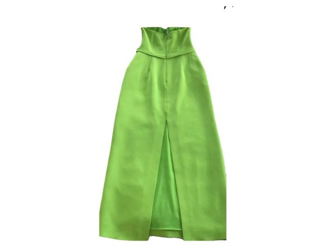 Autre Marque David Koma Kleid aus grüner Viskose - Ansicht 3