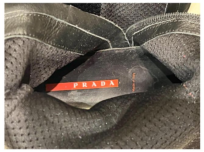 Botas Prada de couro preto - vista 5