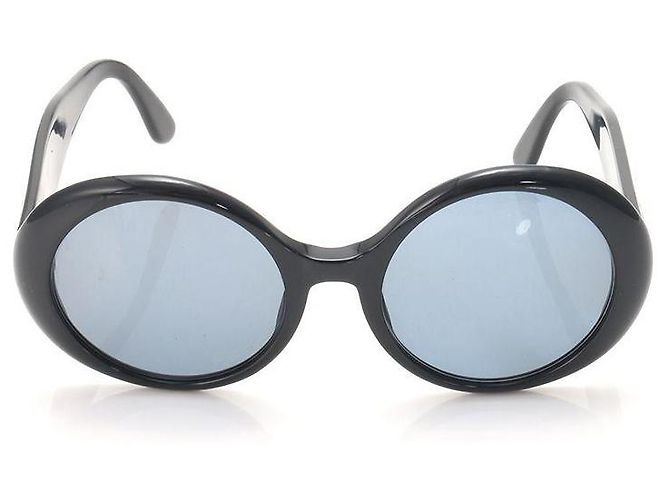 Occhiali da sole Chanel Neri Oro Plastica Nero D'oro - vista 2