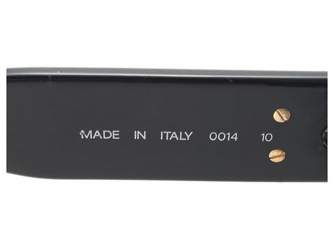 Occhiali da sole Chanel Neri Oro Plastica Nero D'oro - vista 3