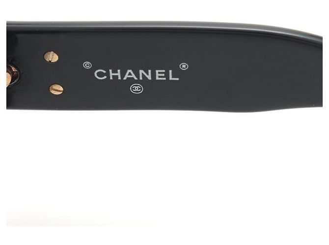 Occhiali da sole Chanel Neri Oro Plastica Nero D'oro - vista 6