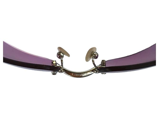 Occhiali da sole Chanel CC Logo Viola Rosa 4017 Porpora - vista 6