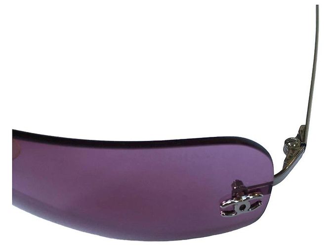 Occhiali da sole Chanel CC Logo Viola Rosa 4017 Porpora - vista 7
