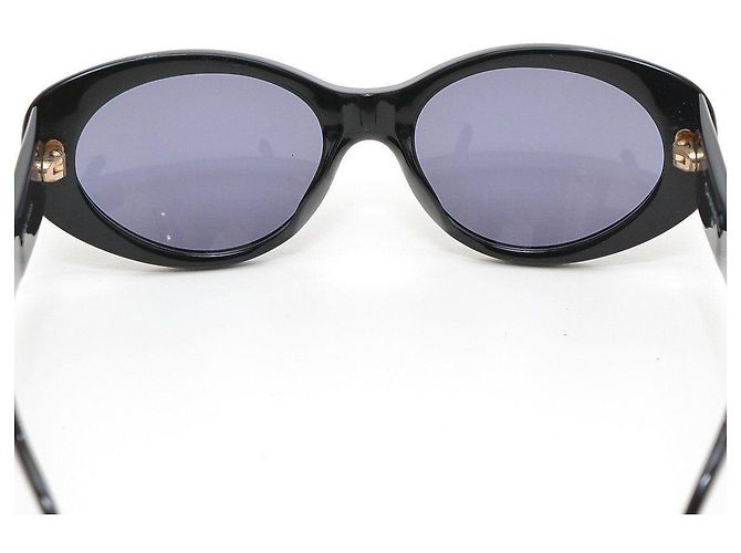 Occhiali da sole Chanel CC Logo Neri Oro Nero D'oro - vista 5