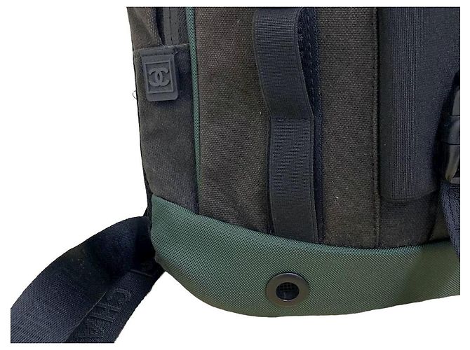 Chanel Sport Rucksack Schwarz Nylon - Ansicht 3
