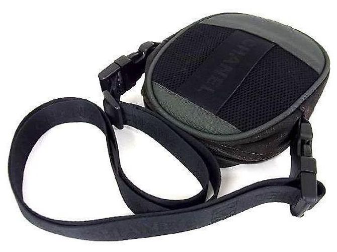 Borsa da viaggio Chanel Sport in nylon nero e verde scuro - vista 3