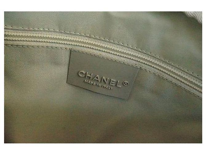 Borsa Tote Chanel Sport Bianca e Blu in Nylon Bianco - vista 6