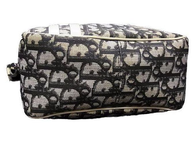 Borsa a tracolla Christian Dior Monogramma Blu Bianca Bianco - vista 3