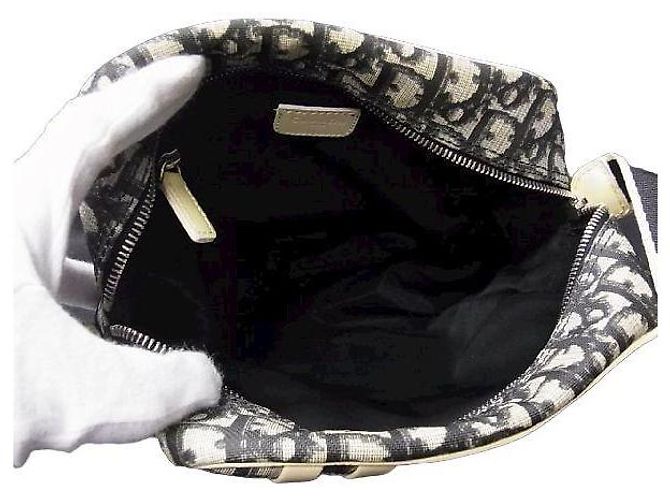 Borsa a tracolla Christian Dior Monogramma Blu Bianca Bianco - vista 6