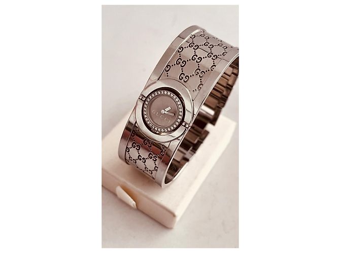 Gucci Twirl Diamant Armbanduhr Edelstahl - Ansicht 4