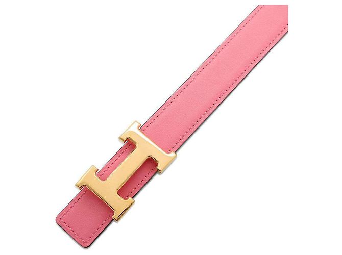 Hermès Hermes Constance Reversible Belt Pink - view 4