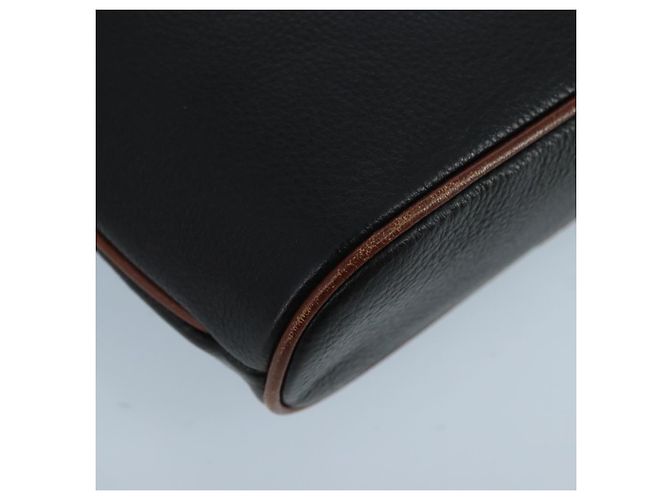 BALLY Borsa a Spalla in Pelle Nera e Oro Auth ti2413 Nero D'oro - vista 14
