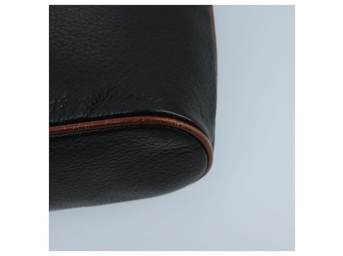 BALLY Borsa a Spalla in Pelle Nera e Oro Auth ti2413 Nero D'oro - vista 15