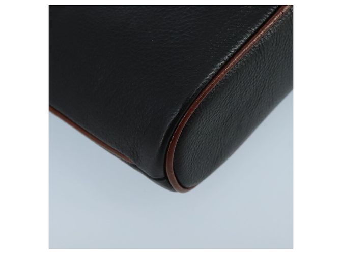 BALLY Borsa a Spalla in Pelle Nera e Oro Auth ti2413 Nero D'oro - vista 16