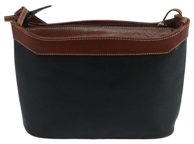 BALLY Borsa a Spalla in Pelle Nera e Oro Auth ti2413 Nero D'oro - vista 2