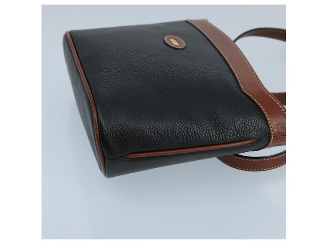 BALLY Borsa a Spalla in Pelle Nera e Oro Auth ti2413 Nero D'oro - vista 3