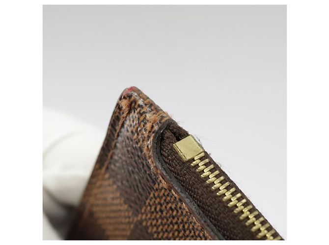 LOUIS VUITTON Poche Accessoire Damier Ebene Neverfull MM LV Auth 102148 - vue 10