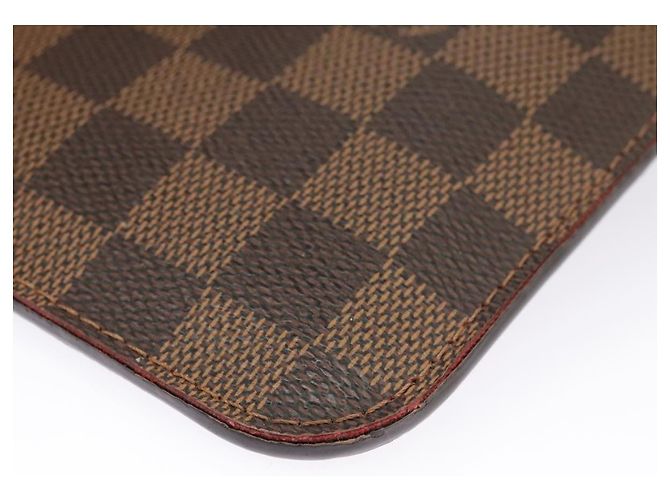 LOUIS VUITTON Poche Accessoire Damier Ebene Neverfull MM LV Auth 102148 - vue 14